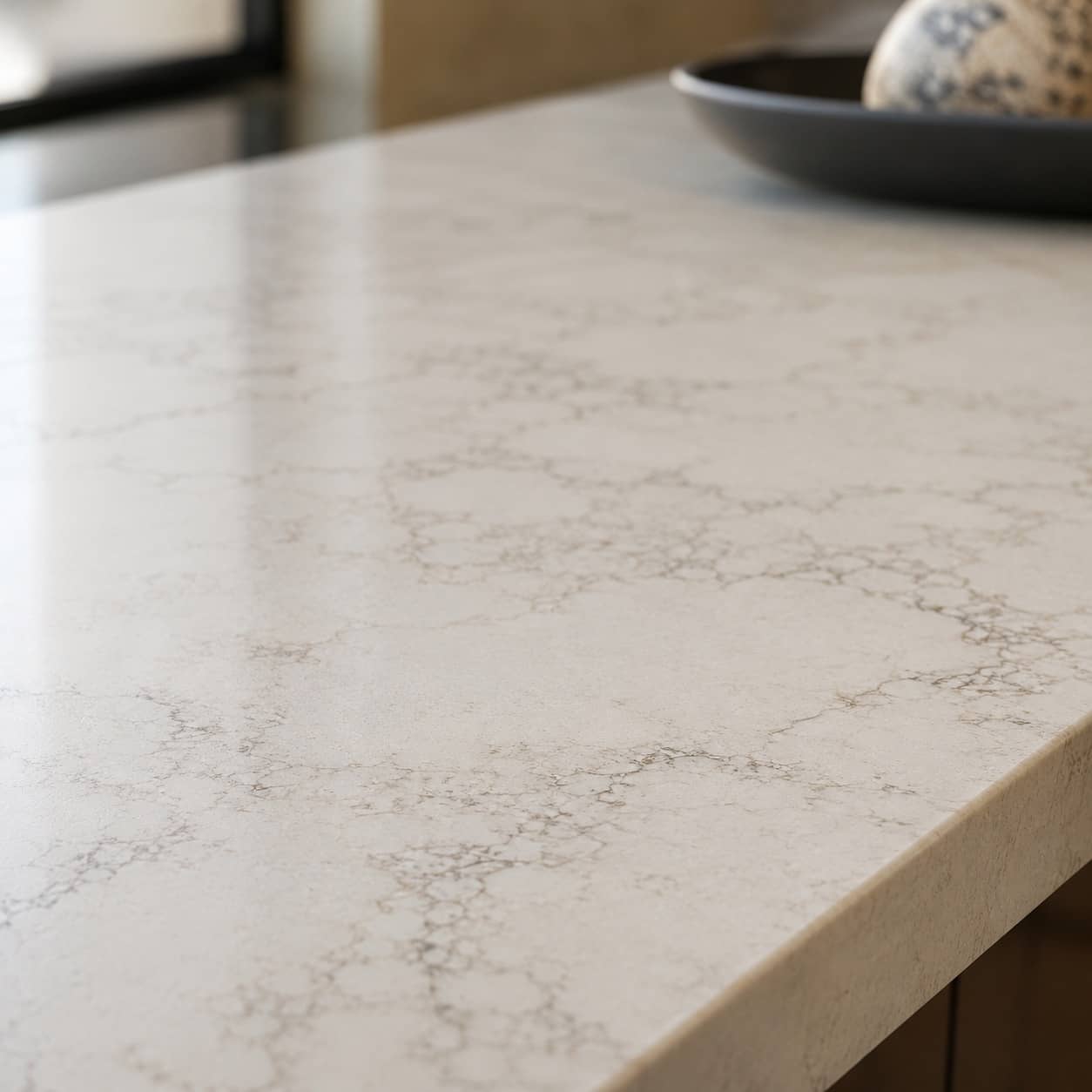 Caesarstone engineered quartz surface, macro detail
