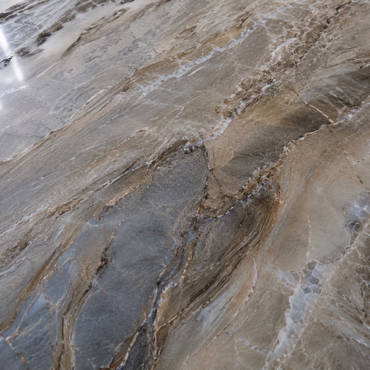 Natural quartzite surface, macro detail